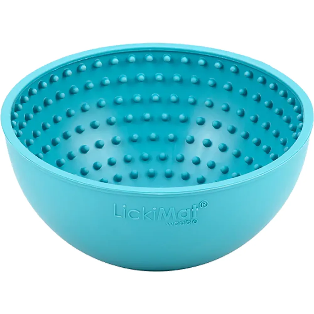 Lickimat Wobble turkos, 18x8 cm