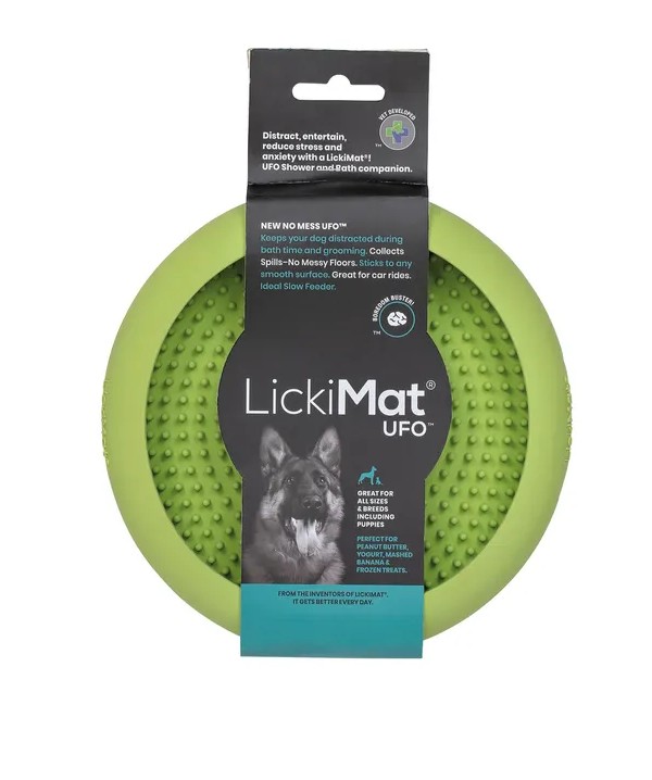 Hundskål Lickimat Ufo  orange, 18cm - 4