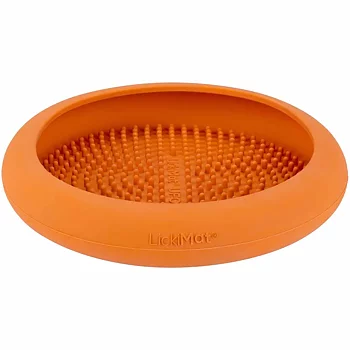 Hundskål Lickimat Ufo  orange, 18cm