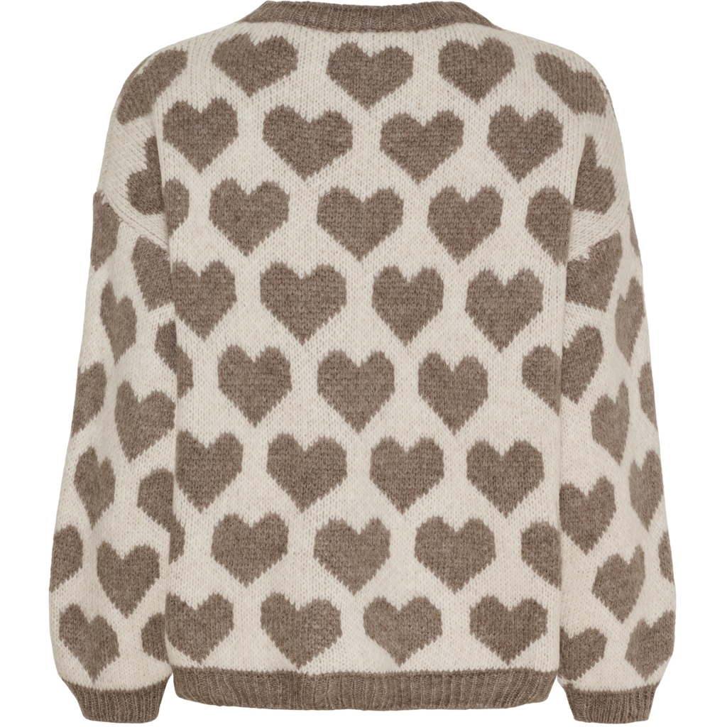 Tröja Heart - beige - 3