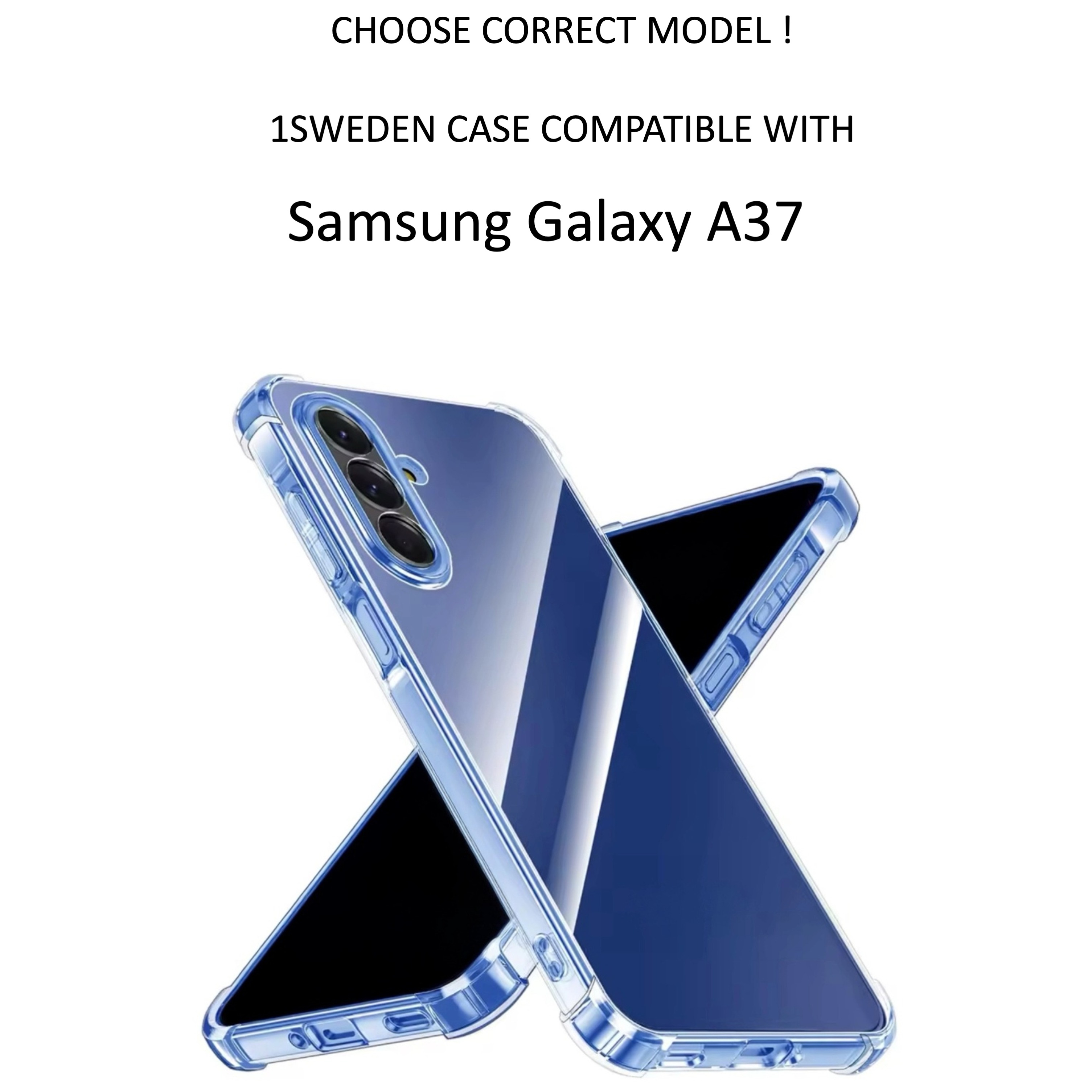 1SWEDEN mobilskal för Samsung Galaxy A37 - skal stötdämpande - 2