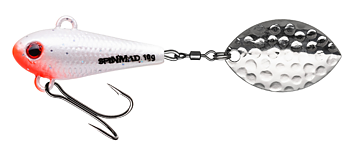 SPINMAD WIR 10 g är ett mångsidigt spinntailbete utvecklat för effektivt fiske efter abborre, asp, regnbåge och öring. Den kompakta kroppen ger bra kastlängd