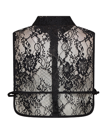 Lacy - collar - black