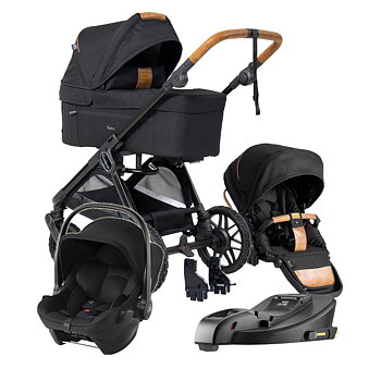 Emmaljunga Sento Pro - Offroad Black Special Edition 2027 - inkl Britax Baby-Safe Core Babyskydd och bas - Paketpris