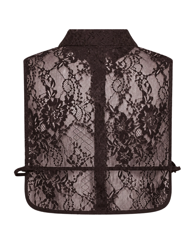Lacy - collar - brown - 2
