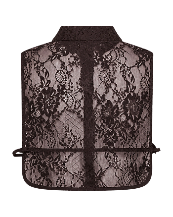 Lacy - collar - brown