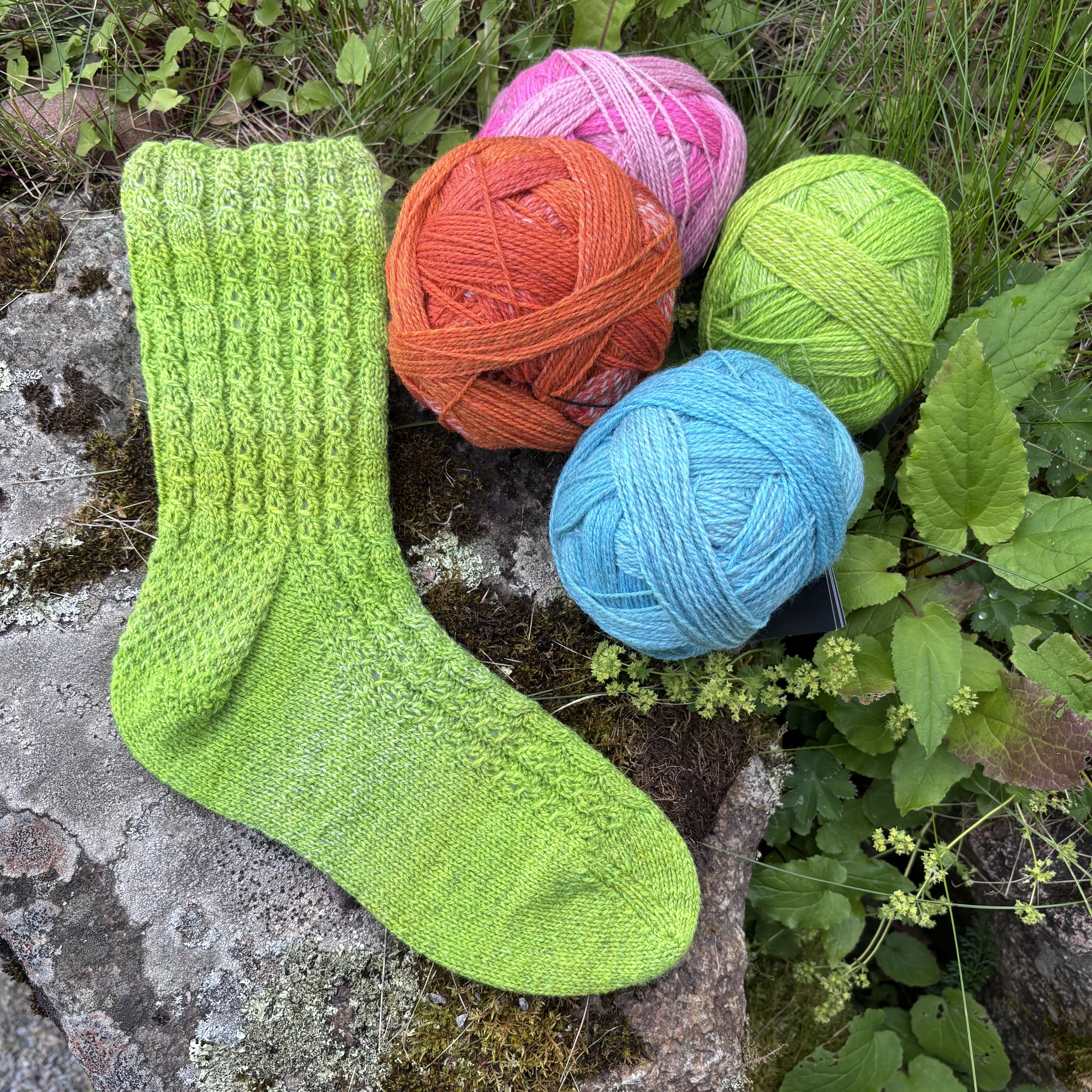 Britts sockor i Alb Zauber Crazy - stick-kit - 2