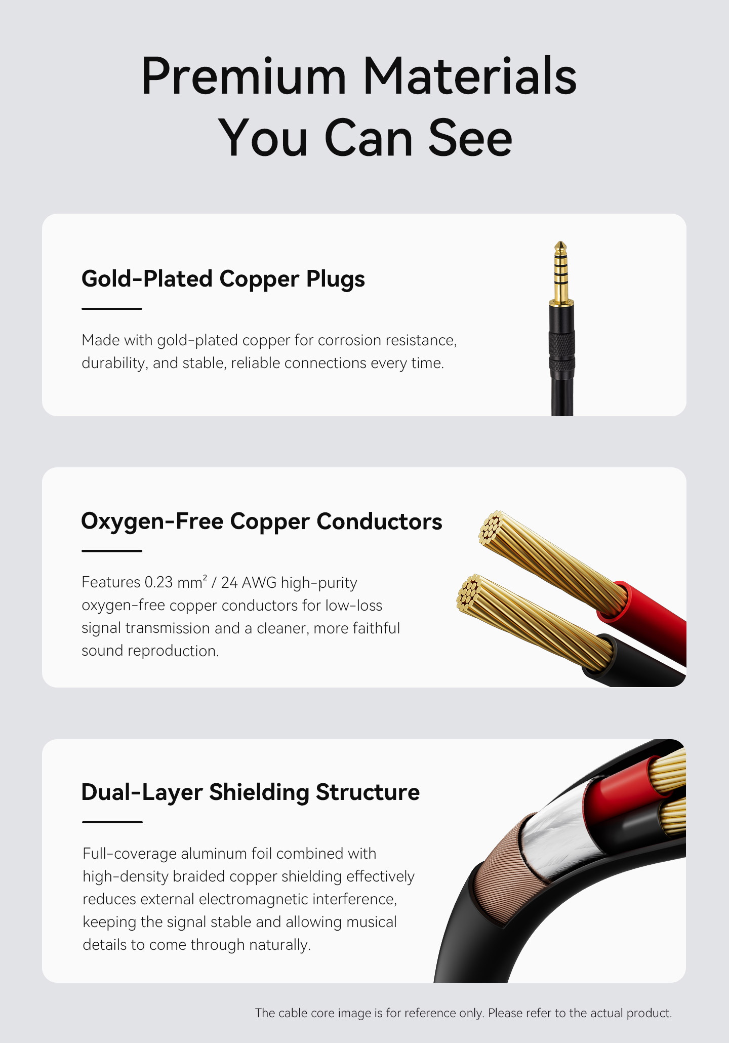 TOPPING B4XM-150 4.4mm to Dual XLR Male Oxygen-free Copper Cable - 4
