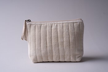 Velvet Necessär Medium Beige