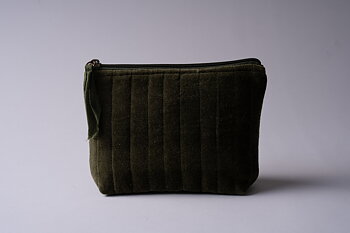 Velvet Necessär Medium  DarkGreen