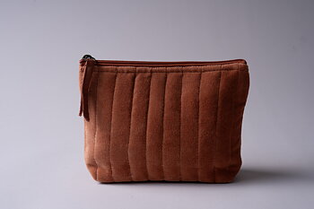 Velvet Necessär  Medium Terracotta