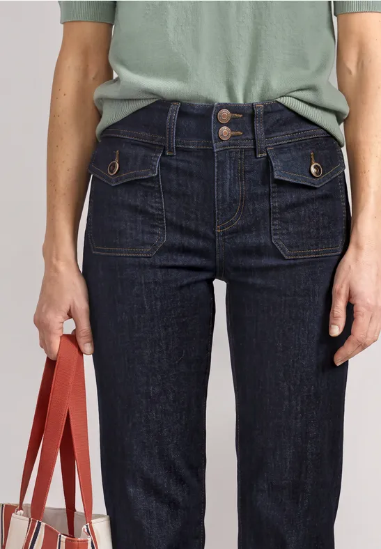 Amalia jeans straight Leg Rinse Wash 