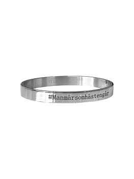 Armband ©Wallerby by Tilva silverfärgat kirurgiskt stål