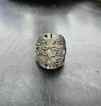 Sked ring i äkta silver