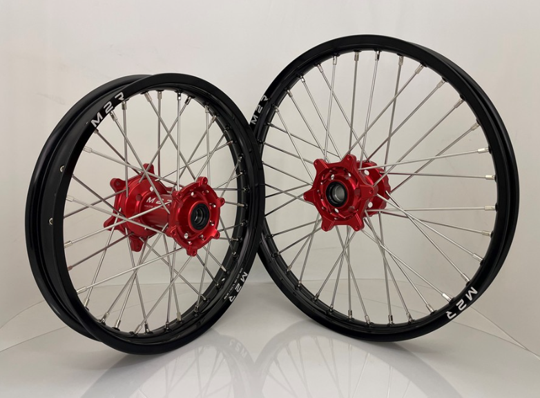 Hjulset M2R Enduro Honda 21/18 CRF 250/450 14/13-