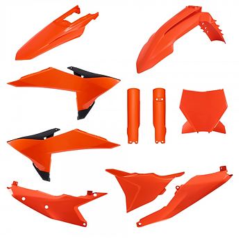 Polisport plastkit inkl gaffelbensskydd, KTM SX/SXF/XC 2025- OEM