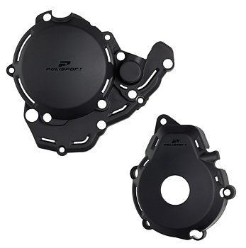 Polisport kopplingskåpa + tändkåpa Extreme KTM  EXC/FE/ECF 250/350  24-26, Svart
