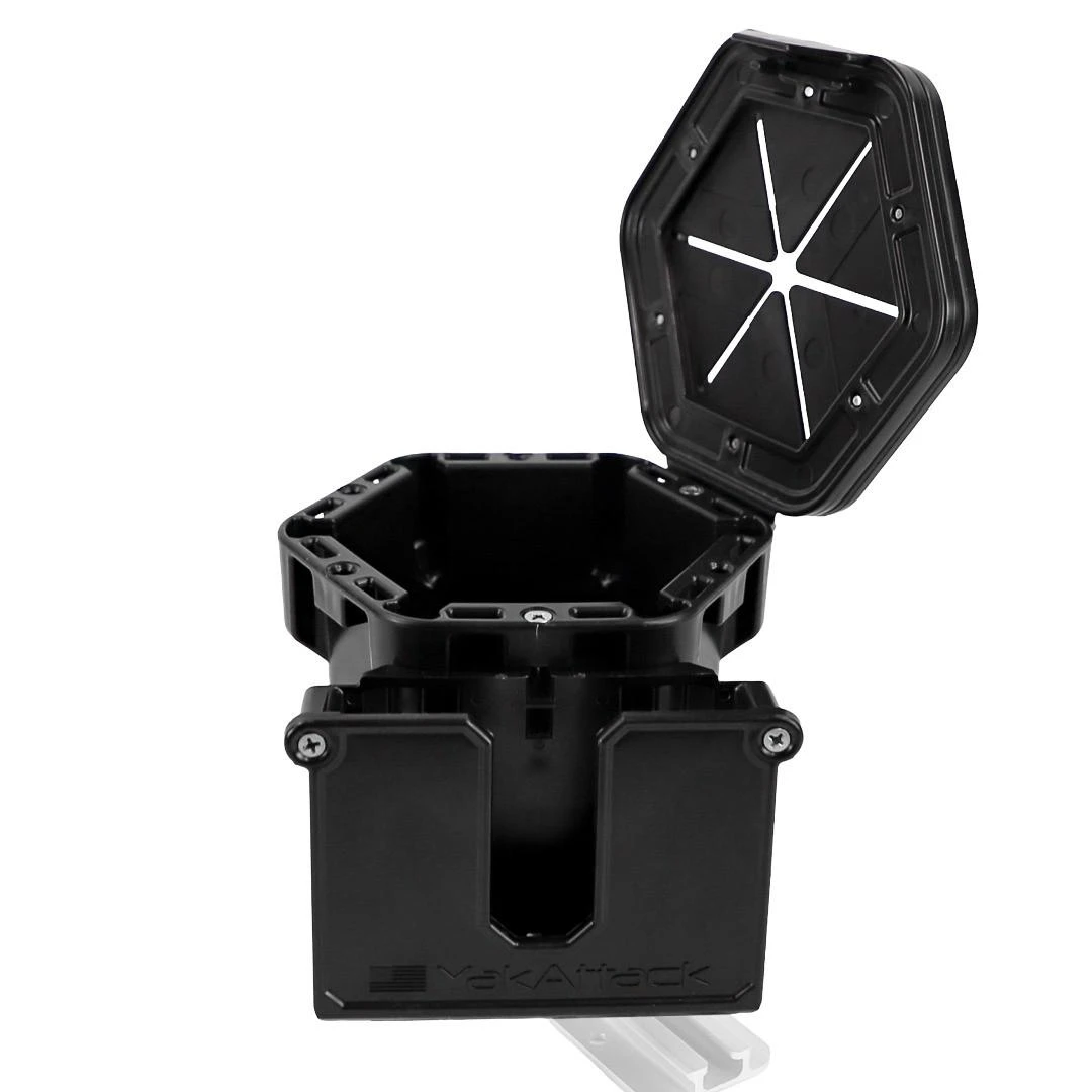 Yakattack Trash Trap Cup Holder Pro - Cup, Trash Trap Lid, Side Pocket - 7