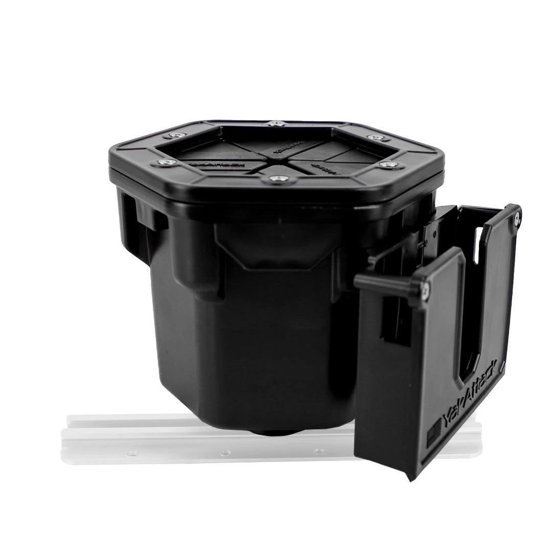 Yakattack Trash Trap Cup Holder Pro - Cup, Trash Trap Lid, Side Pocket