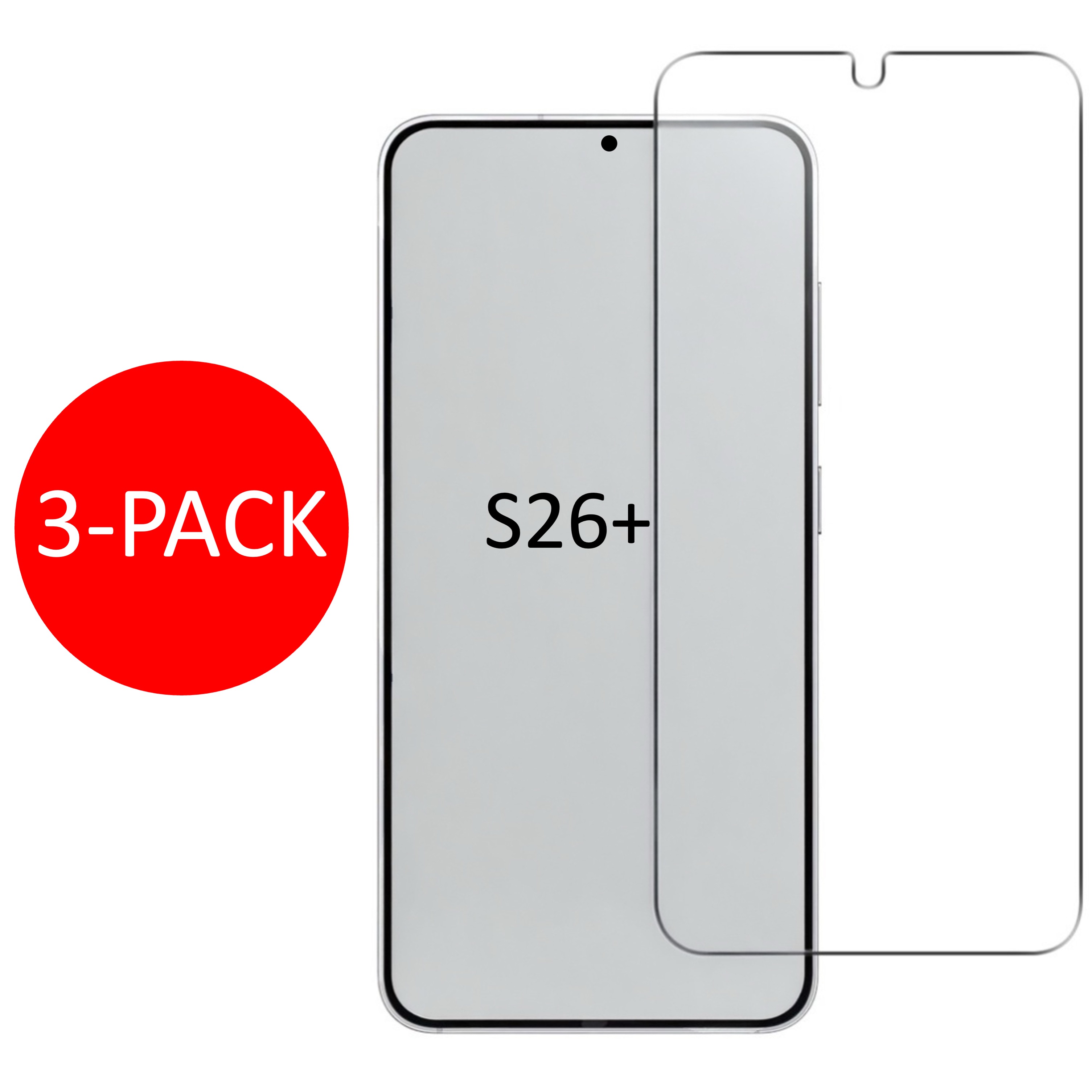 3-Pack 1SWEDEN skärmskydd för Samsung Galaxy S26+ Plus