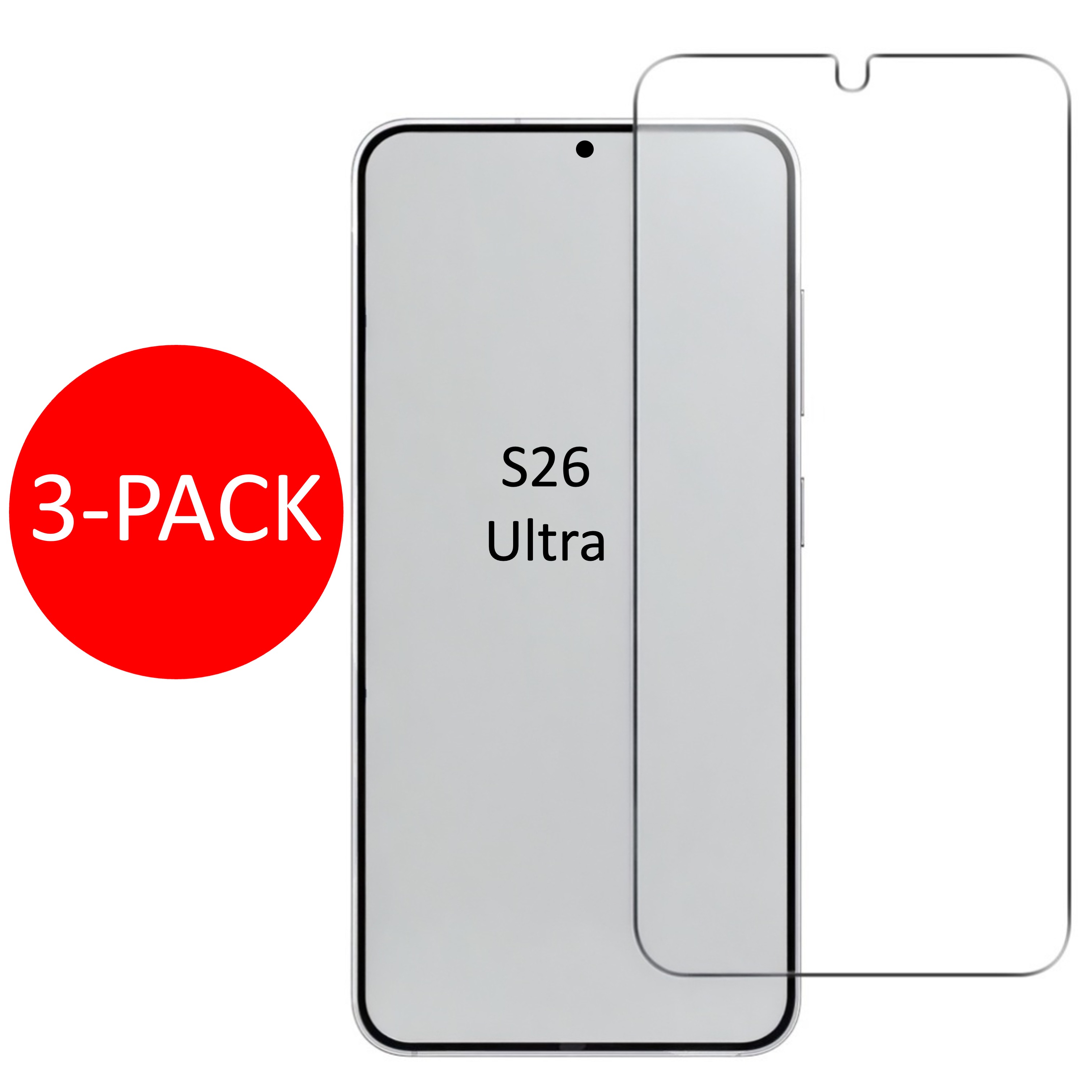 3-Pack 1SWEDEN skärmskydd för Samsung Galaxy S26 Ultra