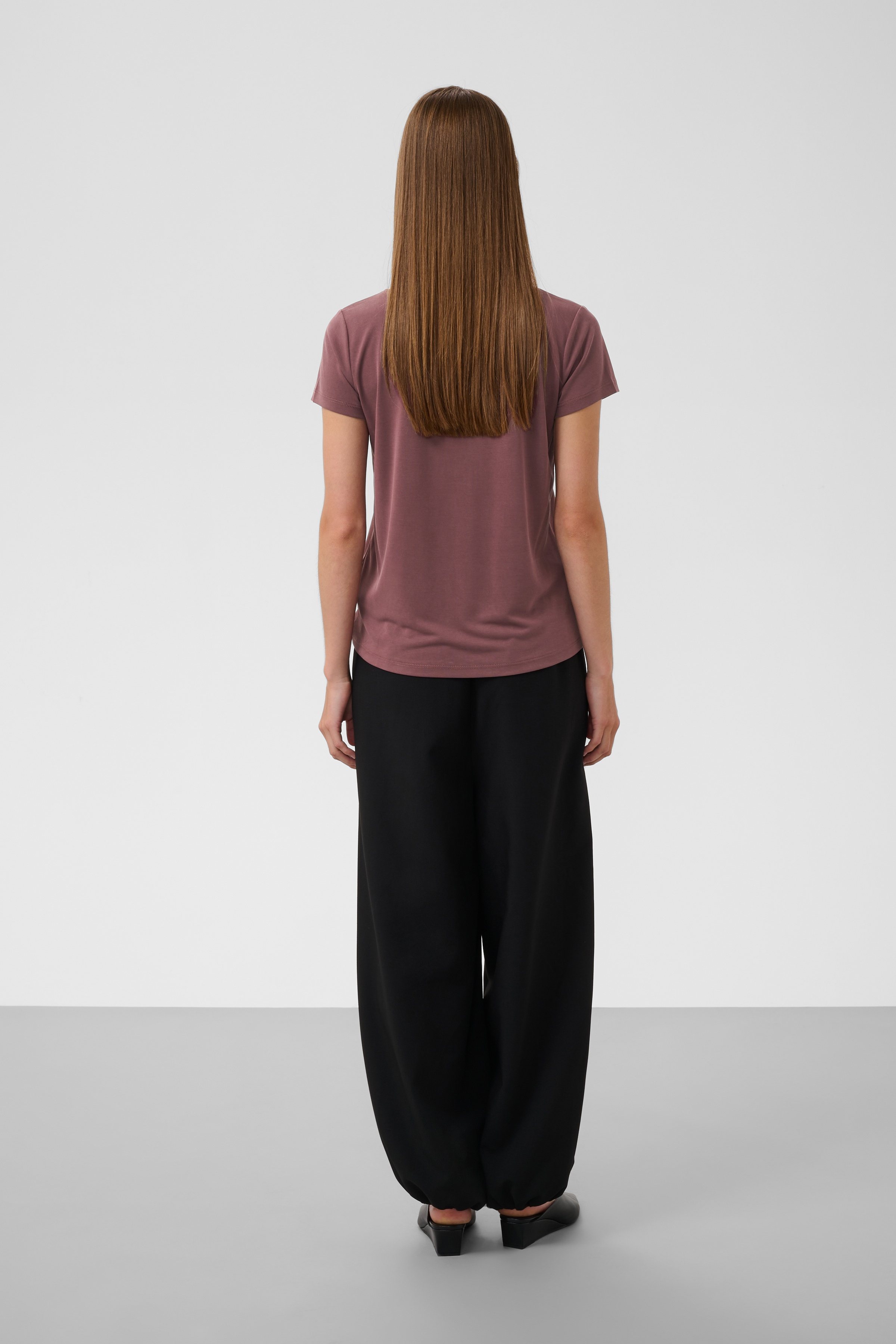SLColumbine V-neck SS Huckleberry - 5
