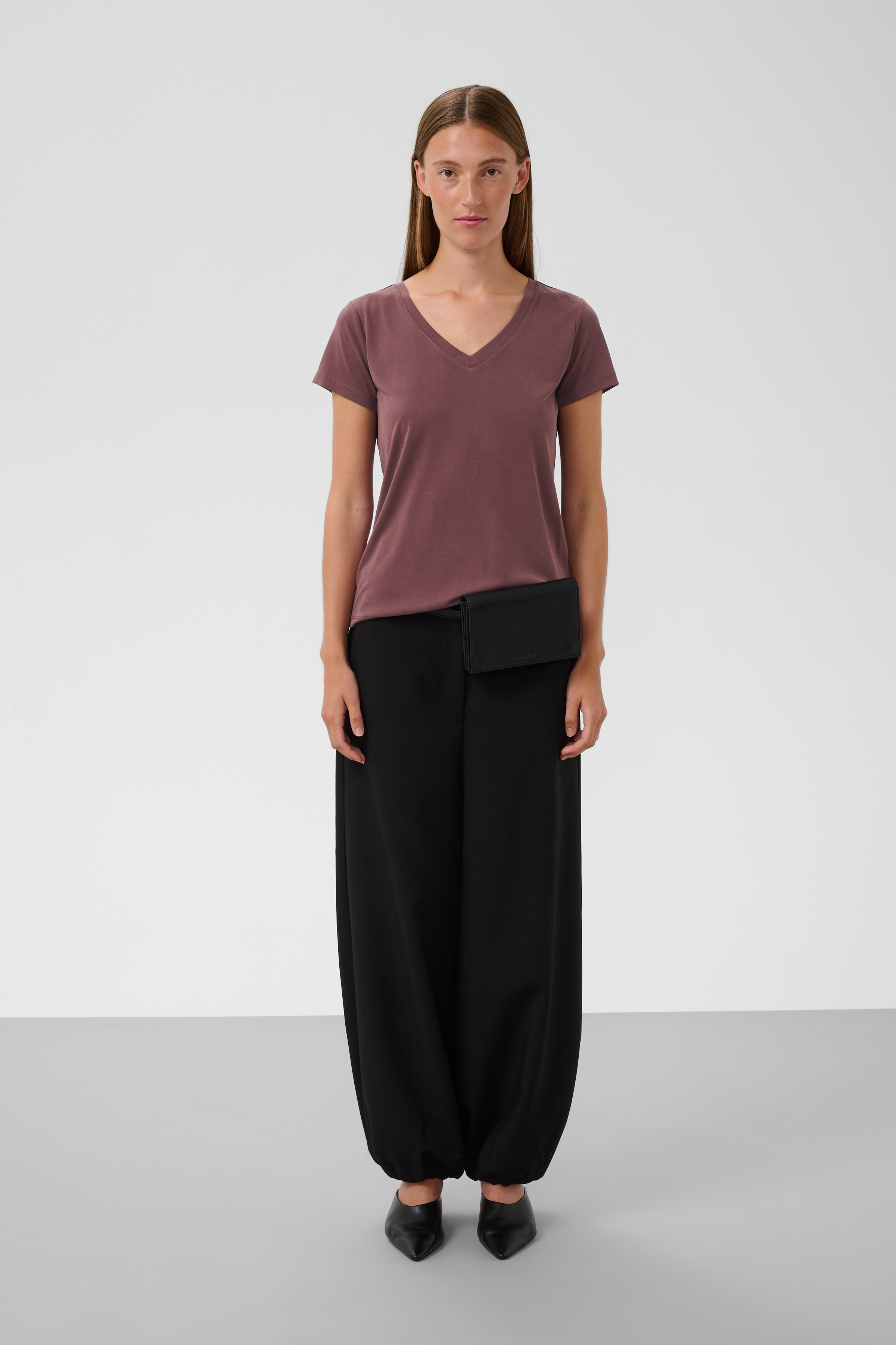 SLColumbine V-neck SS Huckleberry - 4