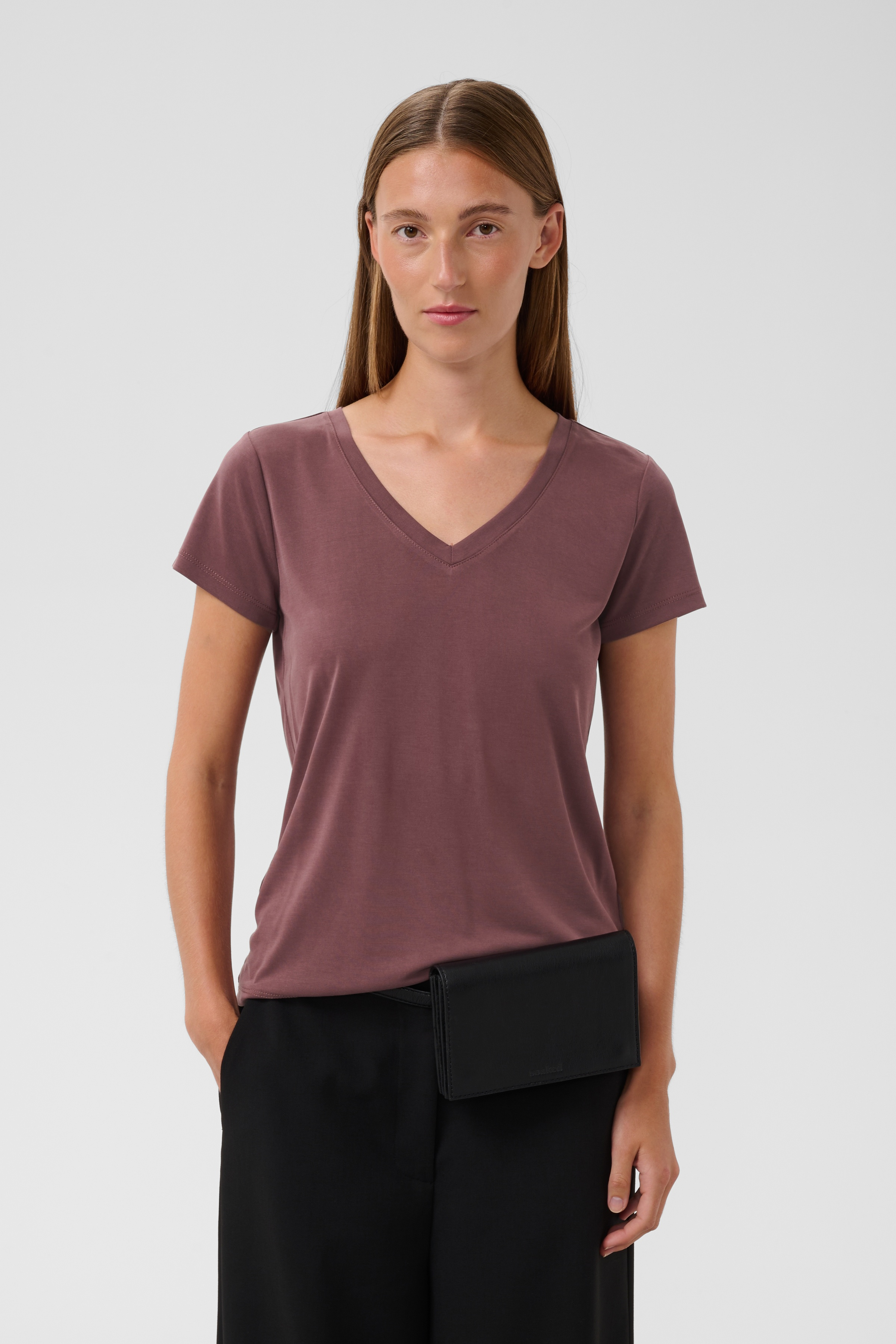 SLColumbine V-neck SS Huckleberry - 6