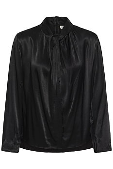 SLNadeya Blouse LS Black