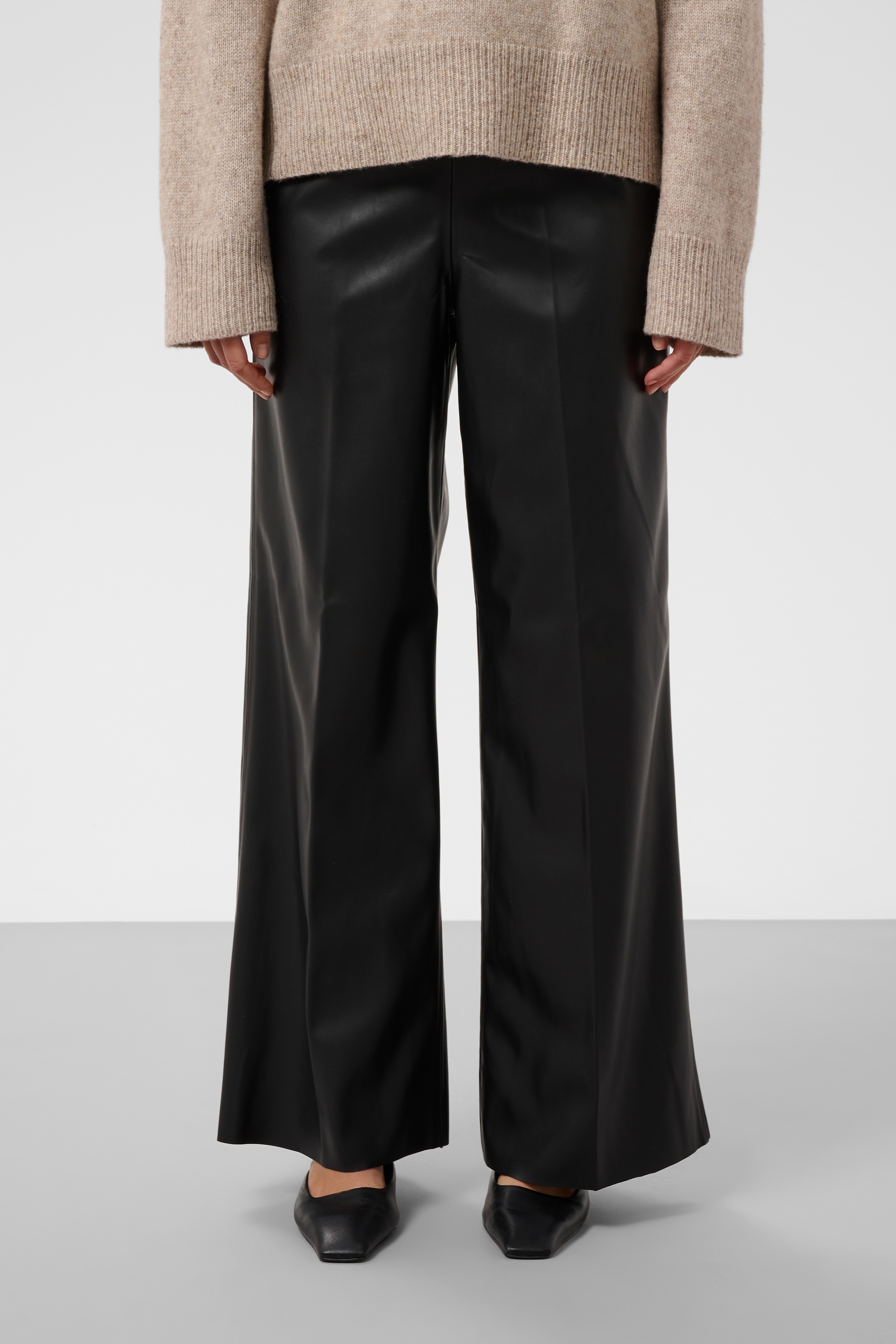 SLKaylee Wide Long Pants Black - 6