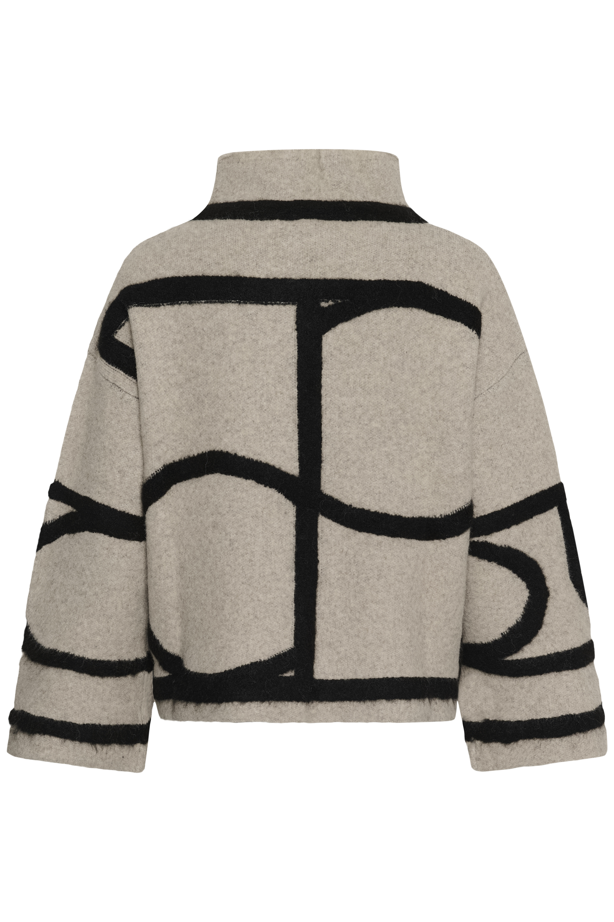 SLSorea Mono Pullover Beige w Black monogram - 2