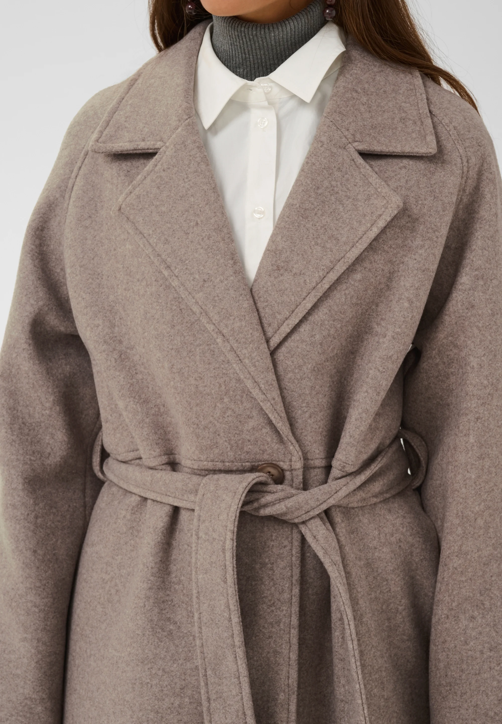 Culture Opa Palona Coat Cinder Melange - 2