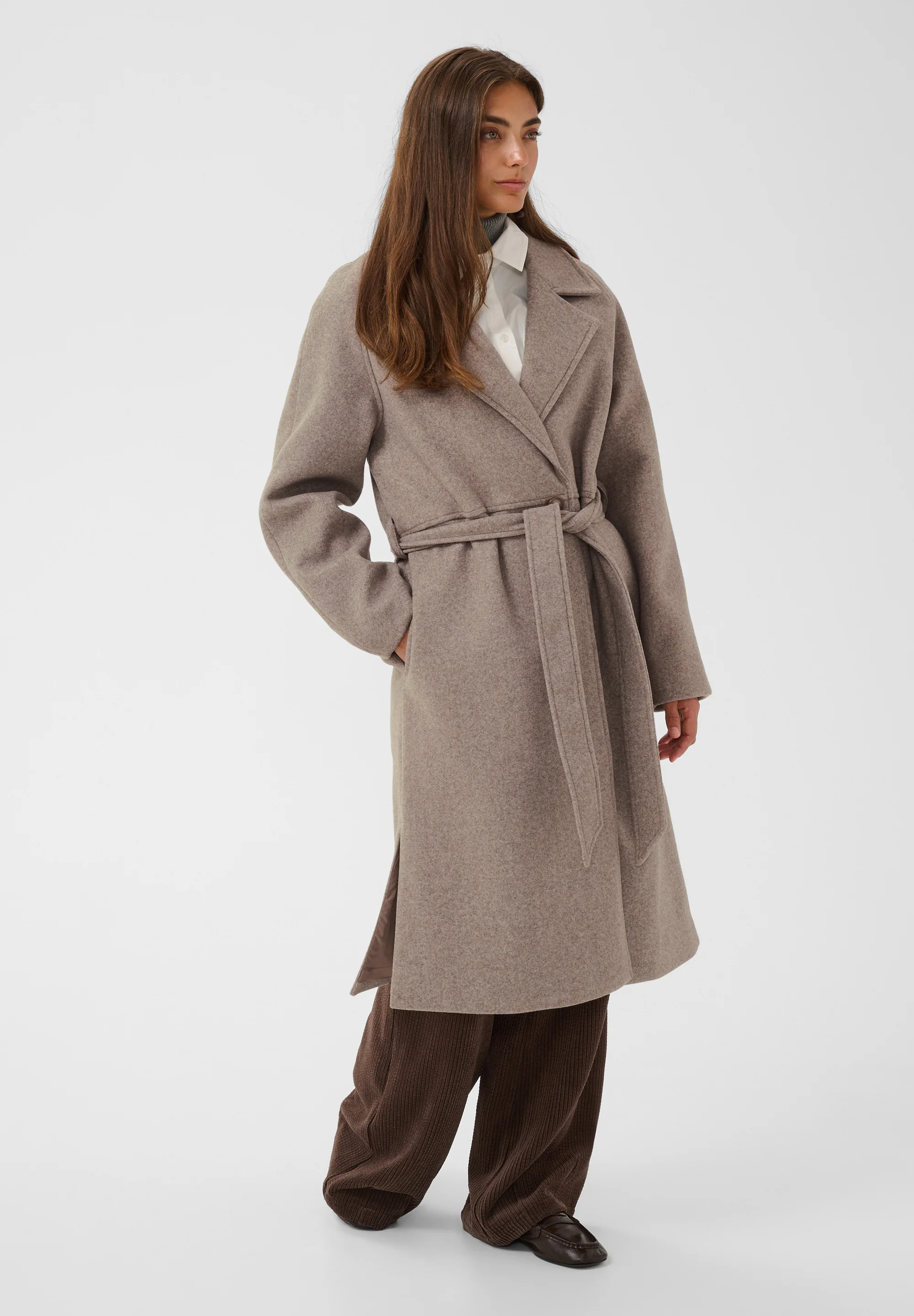 Culture Opa Palona Coat Cinder Melange - 3