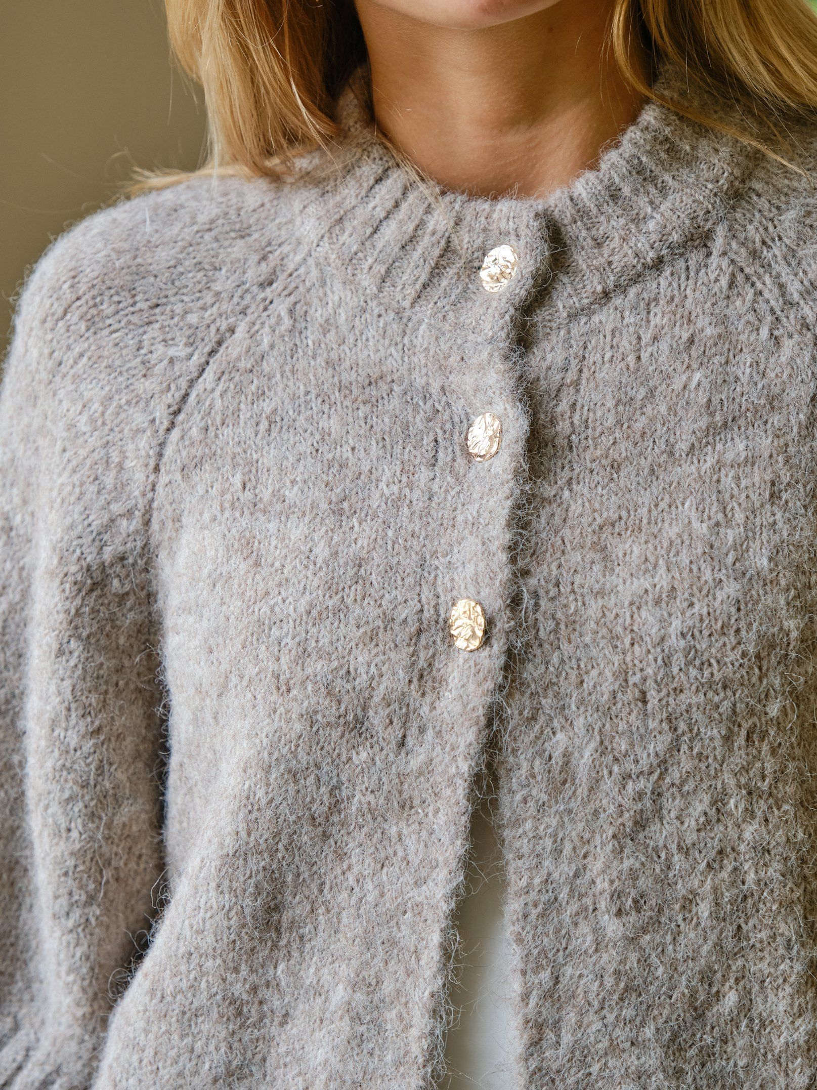 Neo Noir Benuta Fluffy Knit Gardigan BM - 7