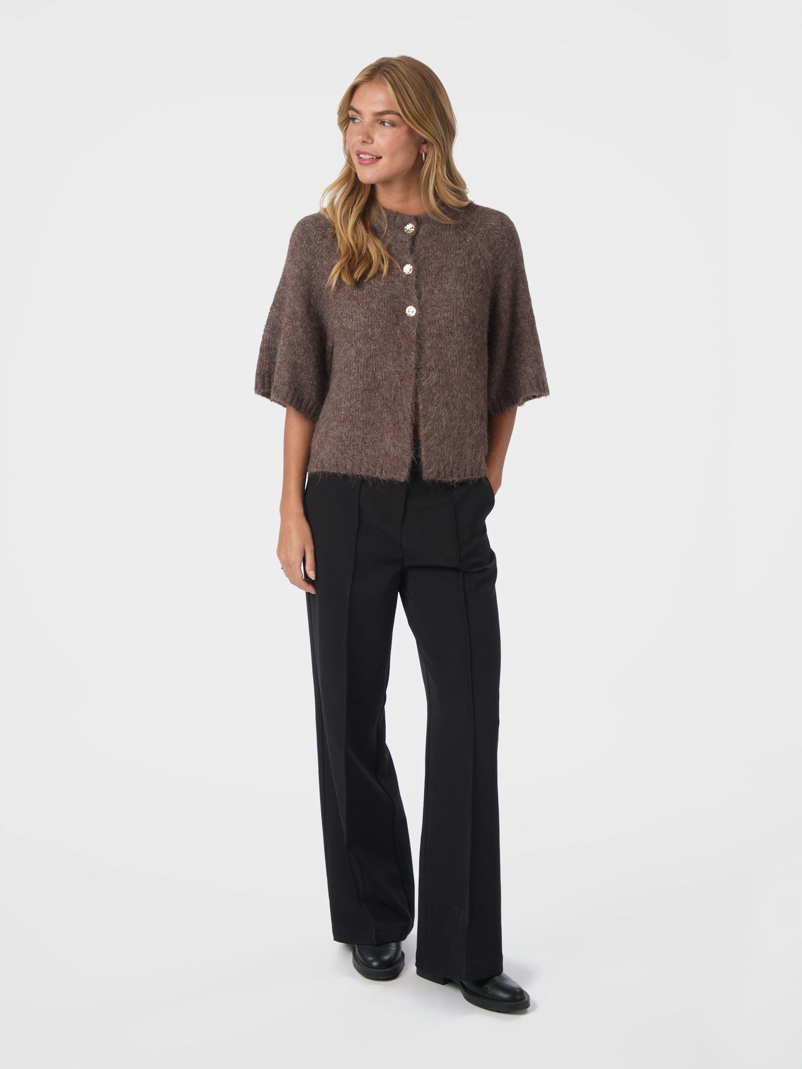 Benuta Fluffy Knit Cardigan Light Brown - 5