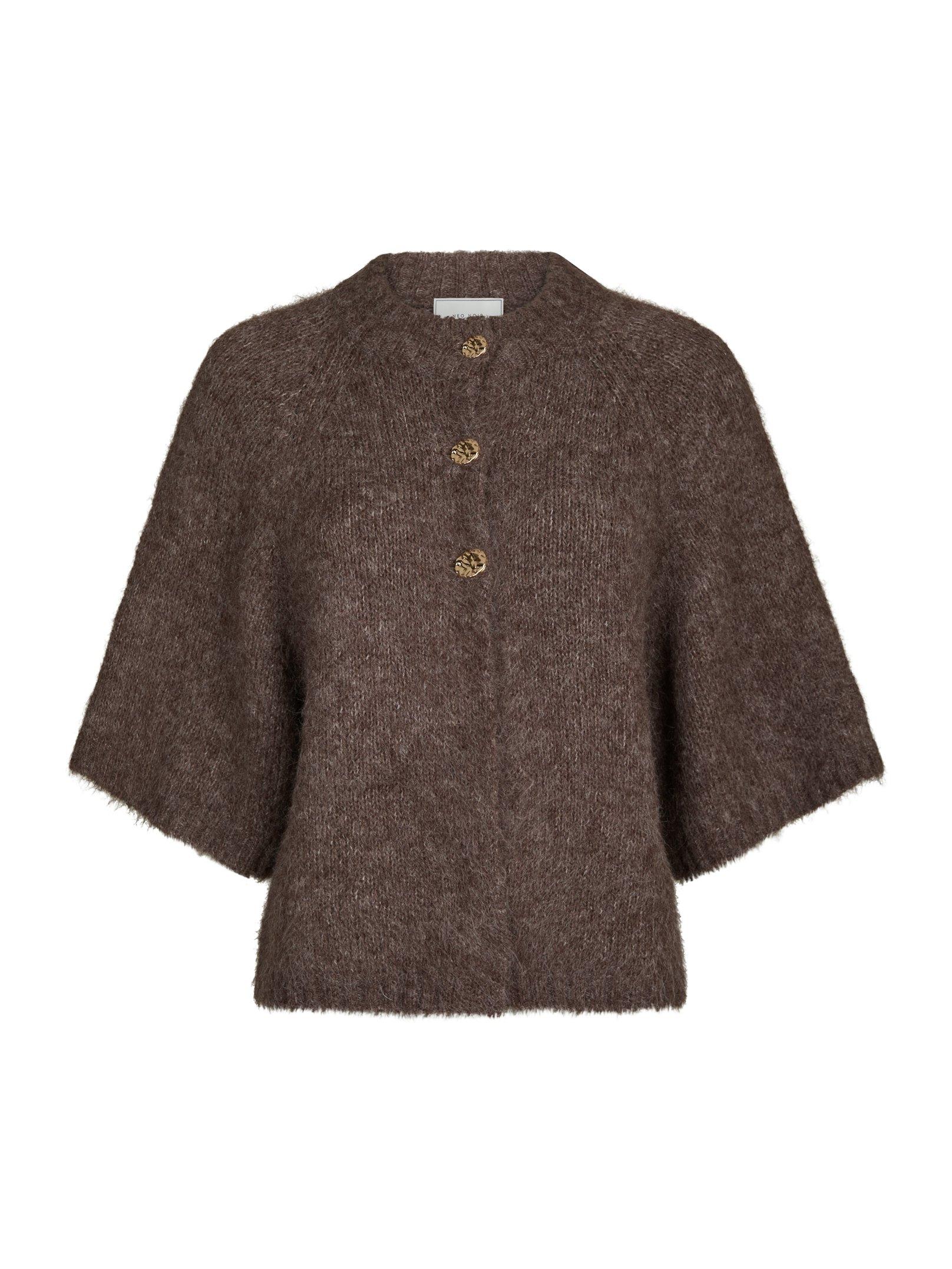 Benuta Fluffy Knit Cardigan Light Brown