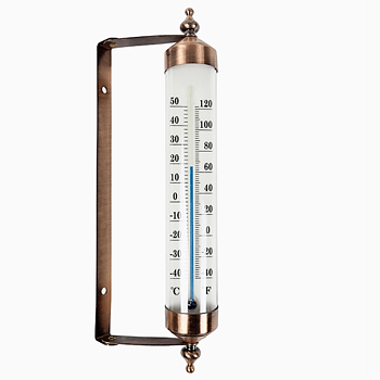 Termometer för fönster i metall, vridbara armar