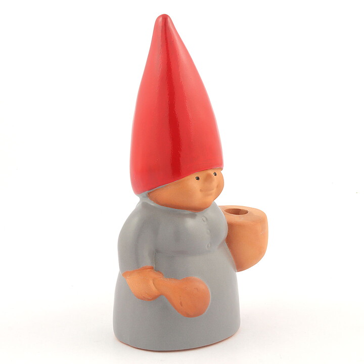 リサラーソン Santa's Familyシリーズ サンタの嫁のキャンドルホルダー 1980年代  18cm (2)