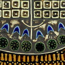 Lisa Larson (Unik 1961) Striking Ship Wall Plaque 23 cm (12)