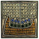 Lisa Larson (Unik 1961) Striking Ship Wall Plaque 23 cm (12)