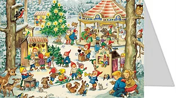 Adventskalenderkort - Julsfestivalen