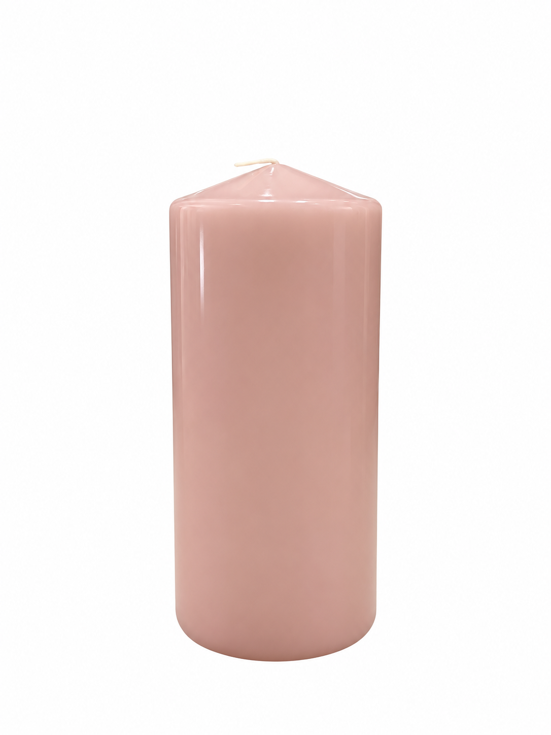 Blockljus Babyrosa Lack 7,5x15cm