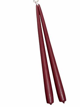 Antikljus Gammelrosa Matt 45 cm