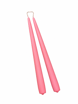Antikljus Ljusrosa 35cm Matt Parljus