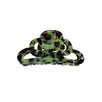 Hair claw green turtle