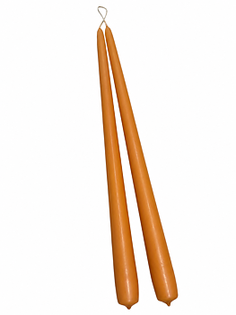 Antikljus Aprikos 45cm  Matt Parljus 
