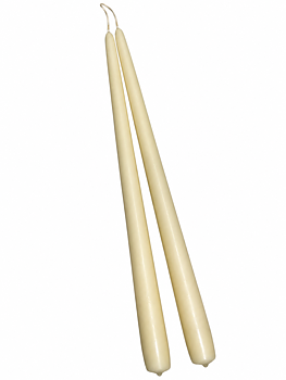 Antikljus Elfenben 45 cm Matt Parljus