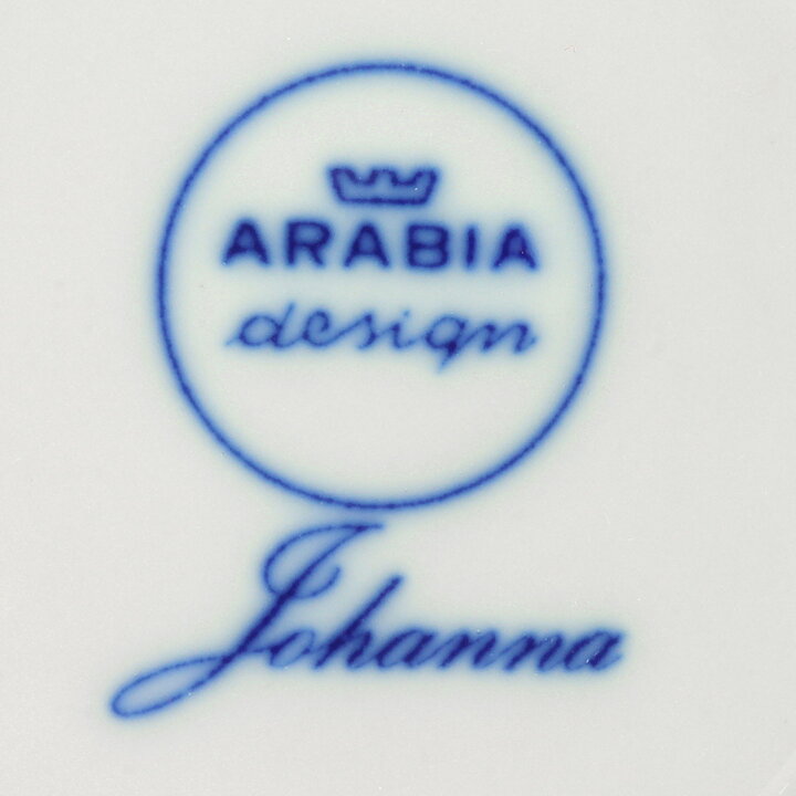 ライヤ・ウオシッキネン  Johannaシリーズ  青/ターコイズの花のコーヒーカップ  10cm  1968年  [サンプル画像]