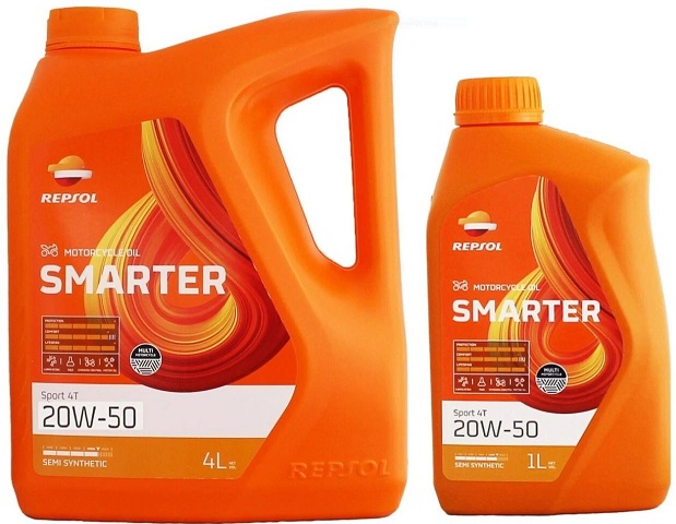 20W-50 Repsol Semi Synthetic 1 Liter & 4 Liter