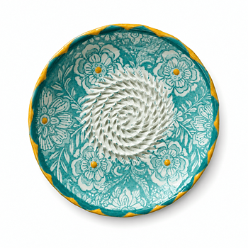 Grater plate aqua
